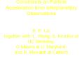 Constraints on Particle Acceleration from Interplanetary Observations  R. P. Lin together with L. Wang, S. Krucker at UC Berkeley, G Mason at U. Maryland, and R. Mewaldt at Caltech PowerPoint PPT Presentation
