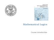 Mathematical Logics