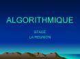 ALGORITHMIQUE PowerPoint PPT Presentation
