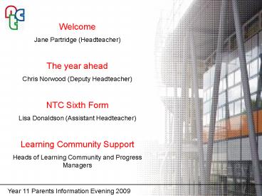Jane Partridge (Headteacher)