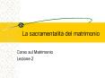 La sacramentalit PowerPoint PPT Presentation