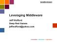Leveraging Middleware PowerPoint PPT Presentation