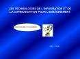 LES TECHNOLOGIES DE L PowerPoint PPT Presentation