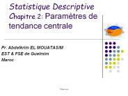 Statistique Descriptive Chapitre 2: Param