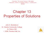 Chapter 13 Properties of Solutions