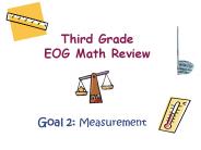 Third Grade EOG Math Review