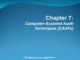 Chapter 7: Computer-Assisted Audit Techniques [CAATs] PowerPoint PPT Presentation