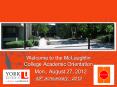 Welcome to the McLaughlin College Academic Orientation PowerPoint PPT Presentation