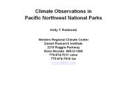 Climate Observations in