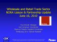 Wholesale and Retail Trade Sector NORA Liaison PowerPoint PPT Presentation