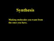 Synthesis