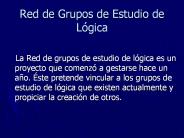 Red de Grupos de Estudio de L
