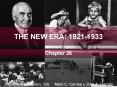 THE NEW ERA: 1921-1933 PowerPoint PPT Presentation