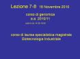 Lezione 7-8 16 Novembre 2010 PowerPoint PPT Presentation