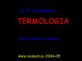TERMOLOGIA PowerPoint PPT Presentation