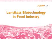 Lentikats Biotechnology in Food Industry