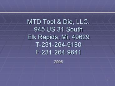 MTD Tool