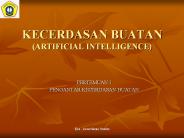 KECERDASAN BUATAN (ARTIFICIAL INTELLIGENCE)