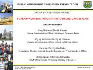 PUBLIC MANAGEMENT CASE STUDY PRESENTATION