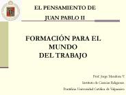 Prof. Jorge Mendoza V.