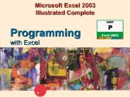 Microsoft Excel 2003 Illustrated Complete