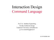 Interaction Design Command Language