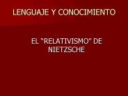 LENGUAJE Y CONOCIMIENTO