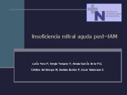 Insuficiencia mitral aguda post-IAM