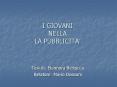 I GIOVANI NELLA LA PUBBLICITA PowerPoint PPT Presentation