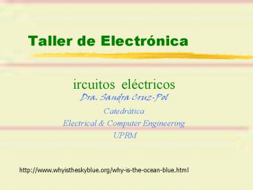 Taller de Electr