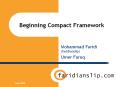 Beginning Compact Framework PowerPoint PPT Presentation