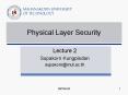 Physical Layer Security PowerPoint PPT Presentation