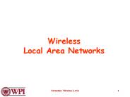 Wireless Local Area Networks