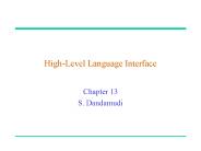 High-Level Language Interface