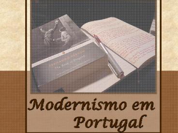 Modernismo em Portugal