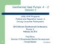 Geothermal Heat Pumps A - Z Session 2 PowerPoint PPT Presentation
