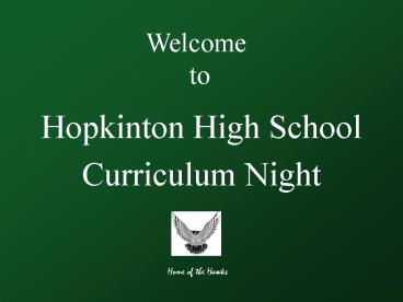 Hopkinton High School