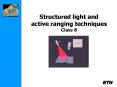 Structured light and active ranging techniques Class 8 PowerPoint PPT Presentation