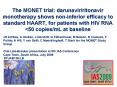 The MONET trial: darunavir/ritonavir monotherapy shows non-inferior efficacy to standard HAART, for patients with HIV RNA <50 copies/mL at baseline PowerPoint PPT Presentation