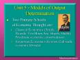 Unit 5 - Models of Output Determination PowerPoint PPT Presentation