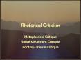 Rhetorical Criticism PowerPoint PPT Presentation