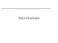 IAQ Overview PowerPoint PPT Presentation