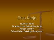 Etos Kerja