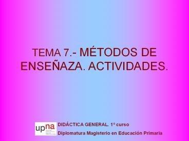 TEMA 7.- M