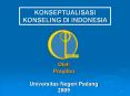KONSEPTUALISASI KONSELING DI INDONESIA PowerPoint PPT Presentation