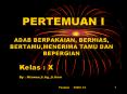 PERTEMUAN I PowerPoint PPT Presentation