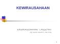 KEWIRAUSAHAAN PowerPoint PPT Presentation