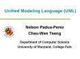 Unified Modeling Language (UML) PowerPoint PPT Presentation