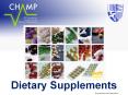 Dietary Supplements PowerPoint PPT Presentation