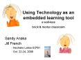 Using Technology as an embedded learning tool  a wall-less brick PowerPoint PPT Presentation